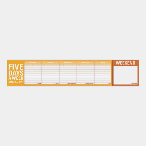 5 Days a Week Keyboard Pad