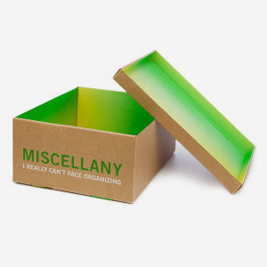 I Can't Face Organizing Box