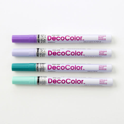 DecoColor Fine Paint Pens - Set of 4