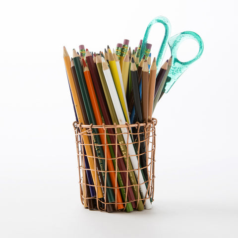 Copper Pencil Holder