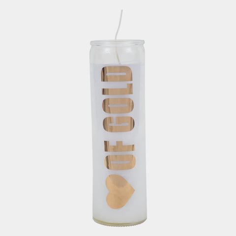 Heart of Gold Candle