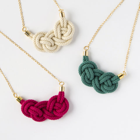 Knotted Cord Necklace Kit