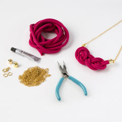 Knotted Cord Necklace Kit