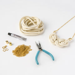 Knotted Cord Necklace Kit