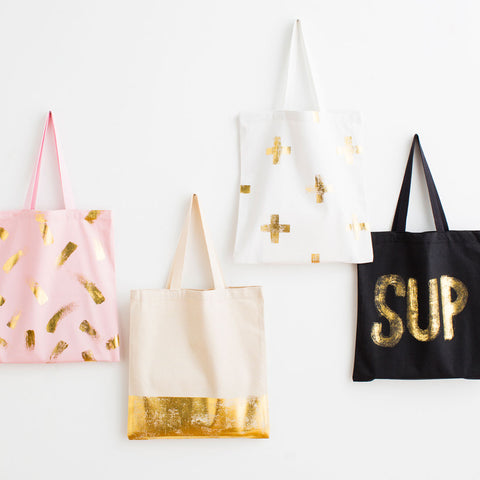 SUGAR & CLOTH Gold Foil Tote Kit