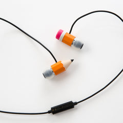 Orange Magic Pencil Earphones