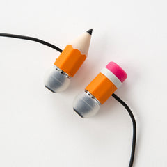 Orange Magic Pencil Earphones