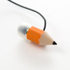 Orange Magic Pencil Earphones