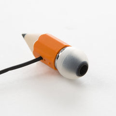 Orange Magic Pencil Earphones