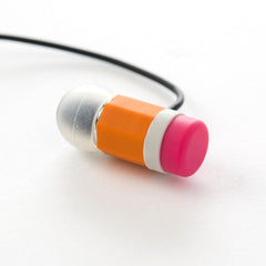 Orange Magic Pencil Earphones
