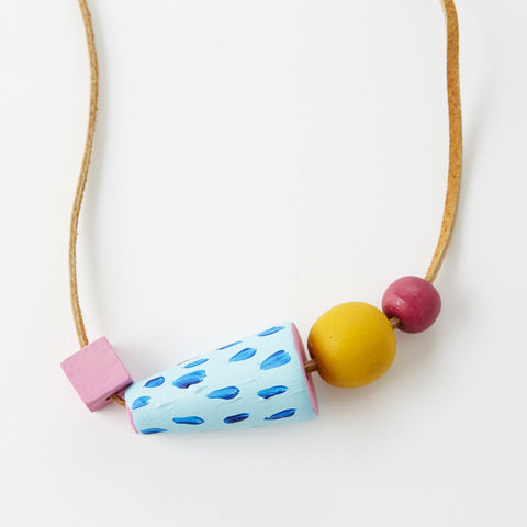 Blue Dash Necklace