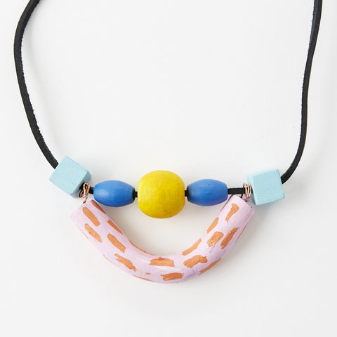 Pink Moon Dash Necklace