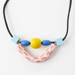 Pink Moon Dash Necklace
