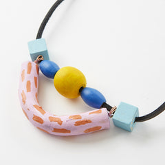 Pink Moon Dash Necklace