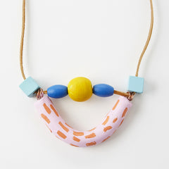 Pink Moon Dash Necklace