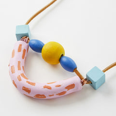 Pink Moon Dash Necklace