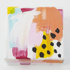 Jewel Tone Cube Art Canvas