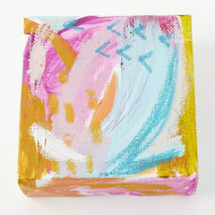 Color Dash Cube Art Canvas