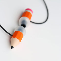 Orange Magic Pencil Earphones