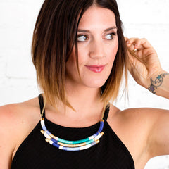 Wrapped Necklace Kit - Cool Tones