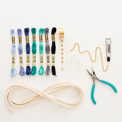 Wrapped Necklace Kit - Cool Tones