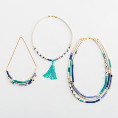 Wrapped Necklace Kit - Cool Tones