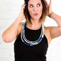 Wrapped Necklace Kit - Cool Tones
