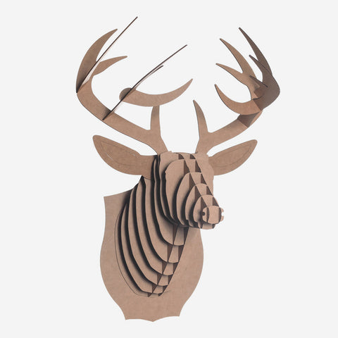 DIY Cardboard Deer Bust Kit - Bucky