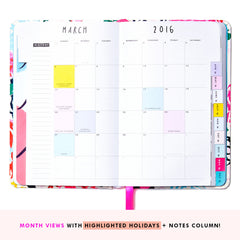 Florabunda 17-Month Agenda