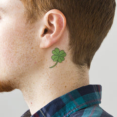 Four-Leaf Clover Tattoos - Set of 2