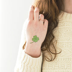 Four-Leaf Clover Tattoos - Set of 2