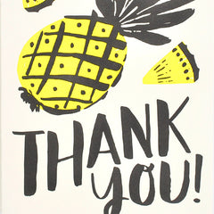 Pineapple Thanks Card