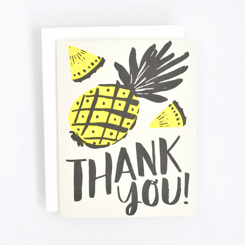 Pineapple Thanks Card