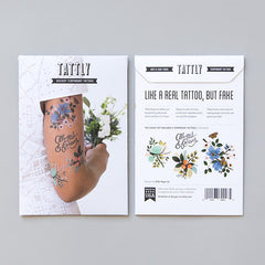 Lovely Floral Tattoos - Set of 8