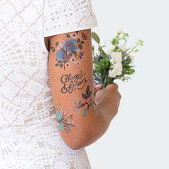 Lovely Floral Tattoos - Set of 8