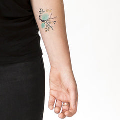 Lovely Floral Tattoos - Set of 8