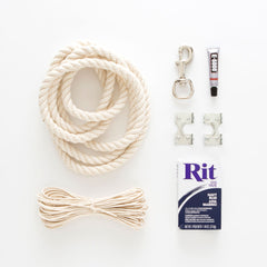 DOG MILK Dip Dyed Rope Leash Kit