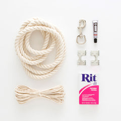 DOG MILK Dip Dyed Rope Leash Kit