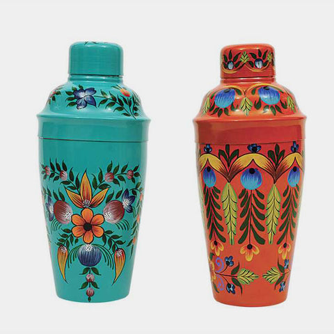 Hand-Painted Metal Shaker