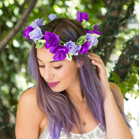 Paper Flower Crown Kit