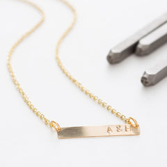 Gold Bar Necklace Kit