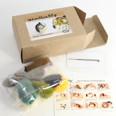 Needle Felting Owl Ornament Kit