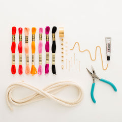 Wrapped Necklace Kit - Warm Tones