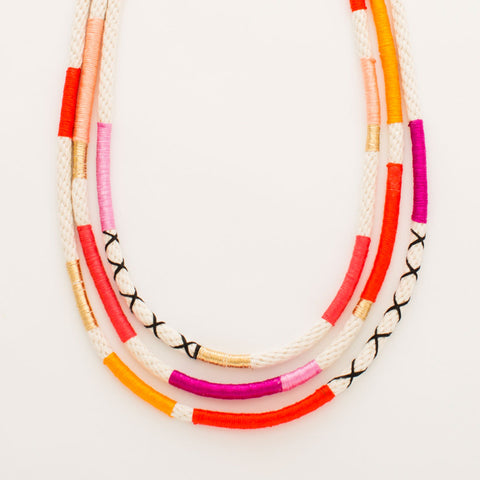 Wrapped Necklace Kit - Warm Tones