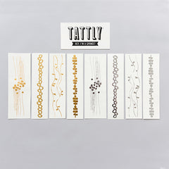 Brilliant Bracelet Tattoos - Set of 8